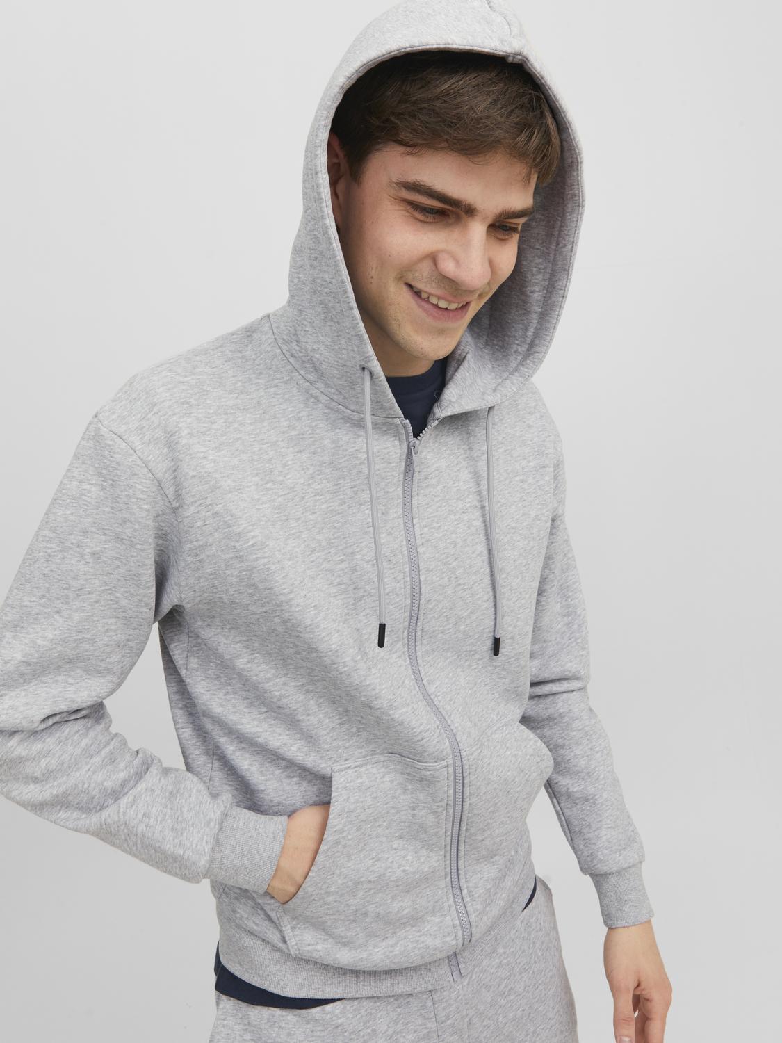 Cardigans - Jjebradley Sweat Zip Hood Noos - - Hr Ravn