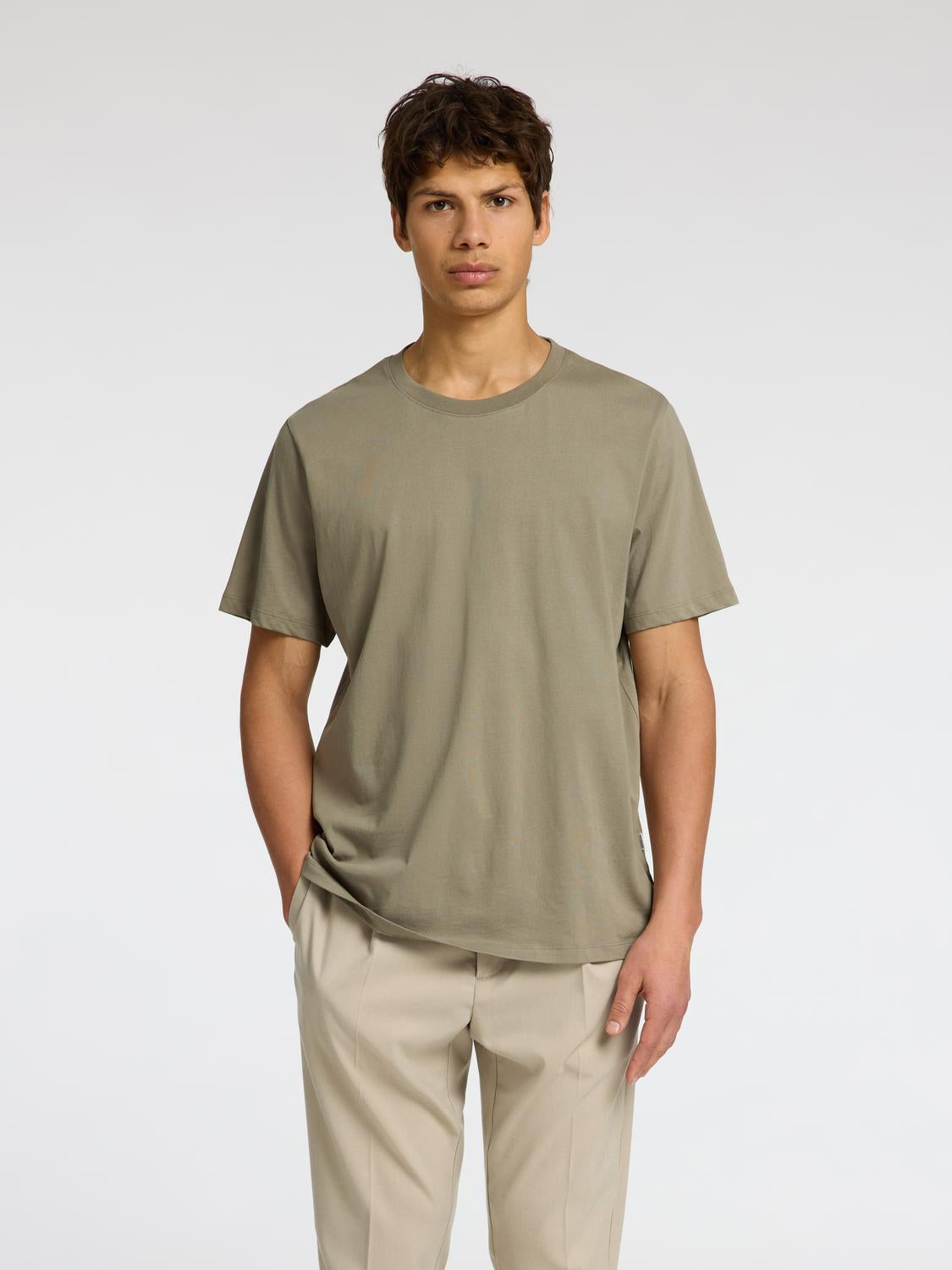 T-SHIRTS - Slhaspen Ss O-Neck Tee Noos - - Hr Ravn