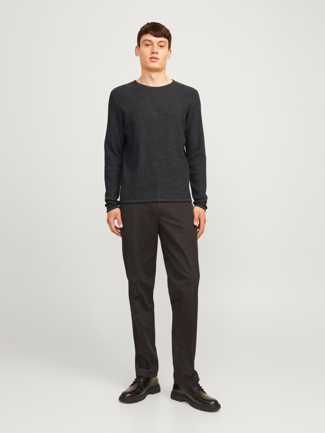 STRIK - Jjecooper Knit Crew Neck Noos - - Hr Ravn