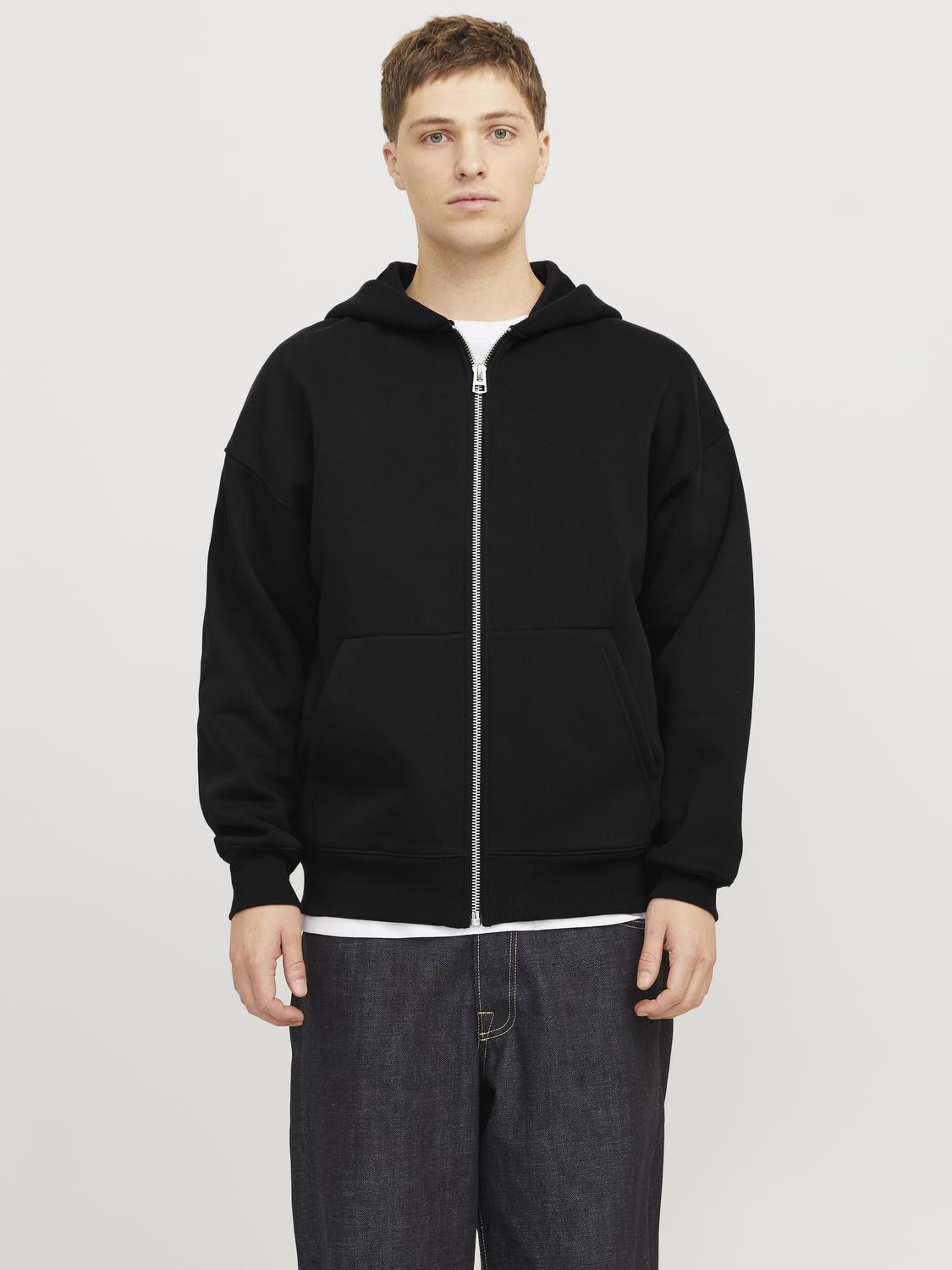 Cardigans - Jjeurban Edge Sweat Zip Hood Noos - - Hr Ravn