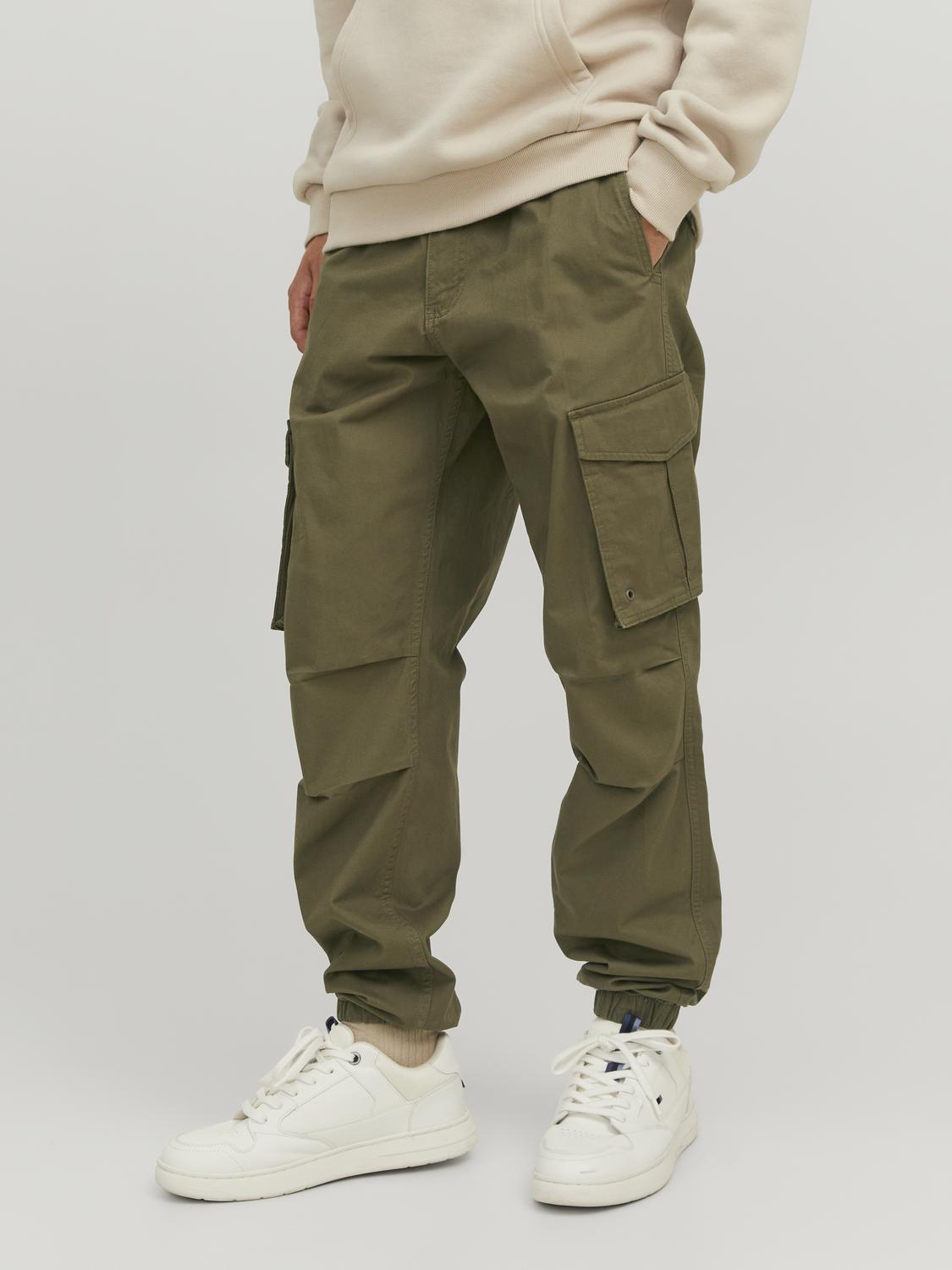 Cargo Pants - Jpstkane Noah Cuffed Cargo Noos - - Hr Ravn