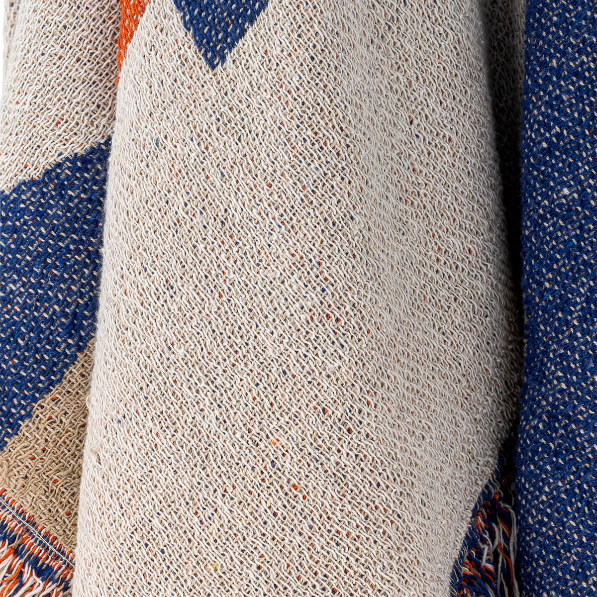 Clarita Plaid, Multifarvet, Genanvendt Bomuld