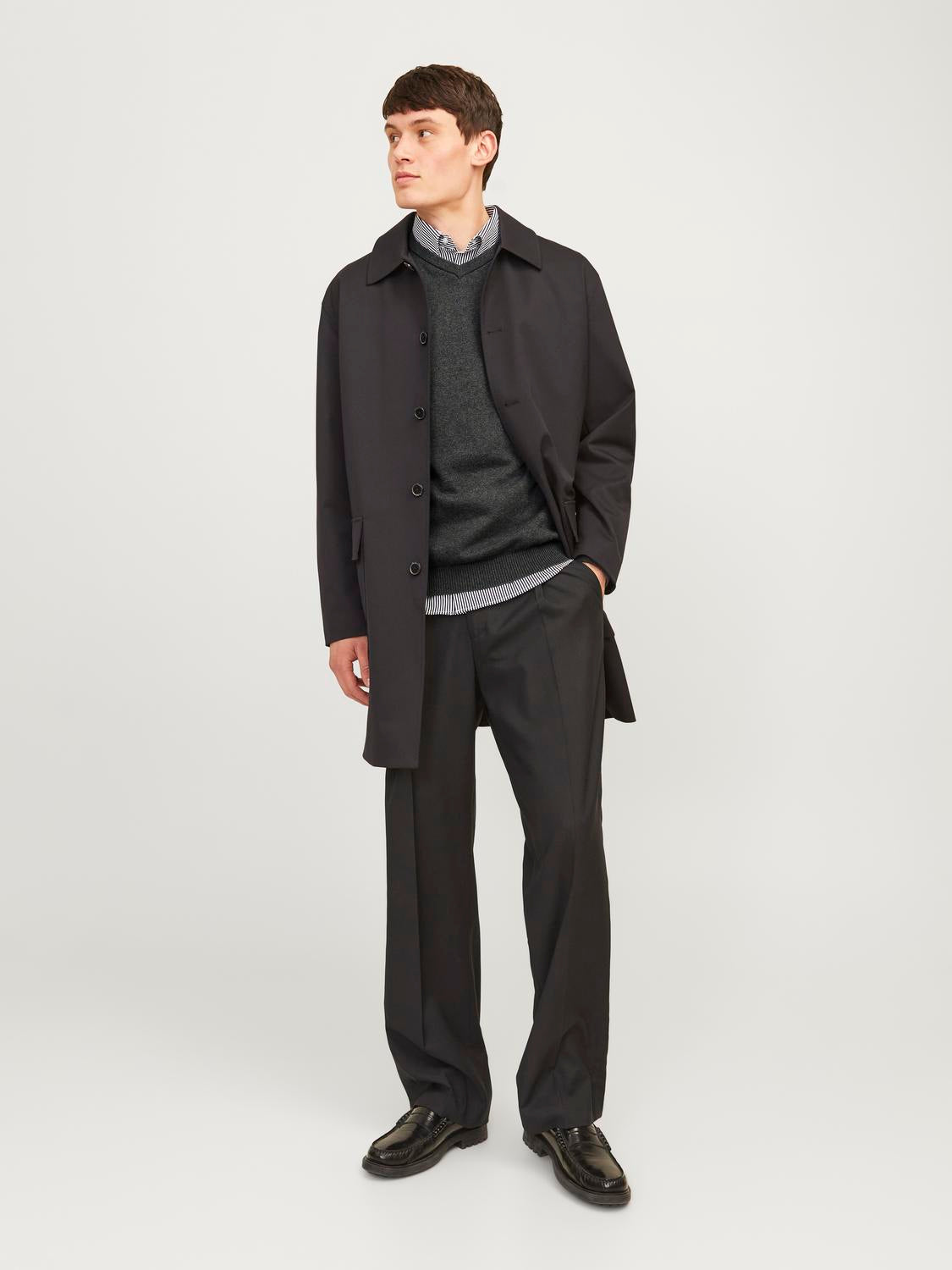 Pullovers - Jjebasic Knit V-Neck Noos - - Hr Ravn