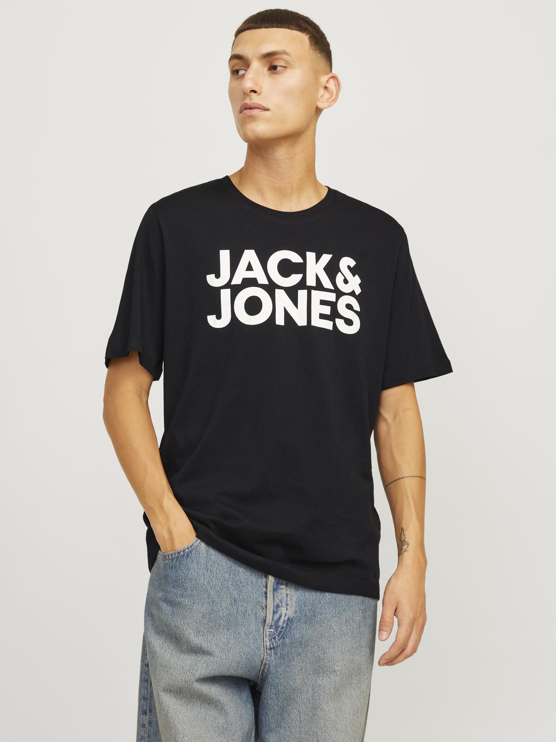 T-shirts - Jjecorp Logo Tee Ss O-Neck 3Pk Mp Noos - - Hr Ravn