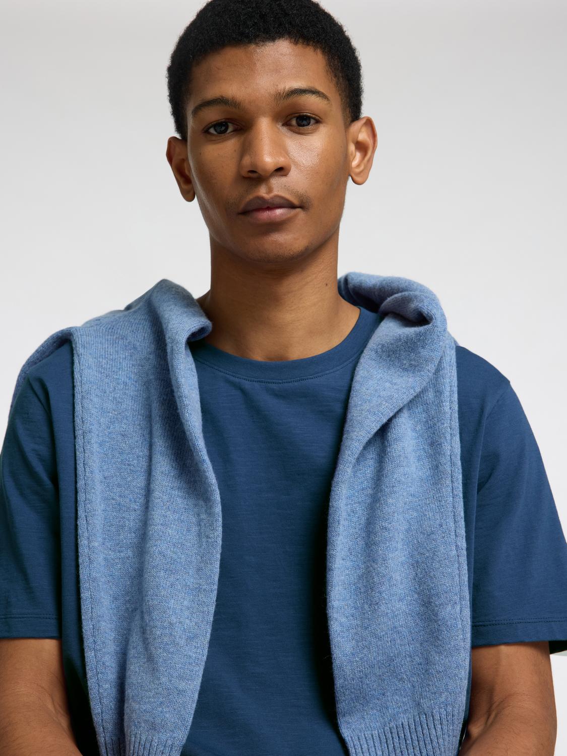 T-SHIRTS - Slhaspen Slub Ss O-Neck Tee Noos - - Hr Ravn