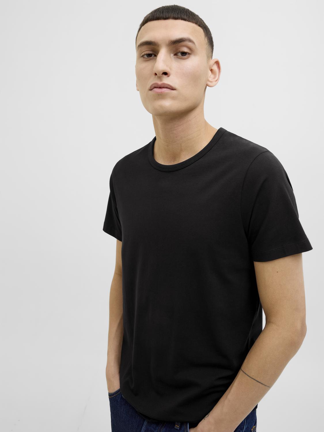 T-shirts - Jacbasic Crew Neck Tee Ss 2 Pack Noos - - Hr Ravn