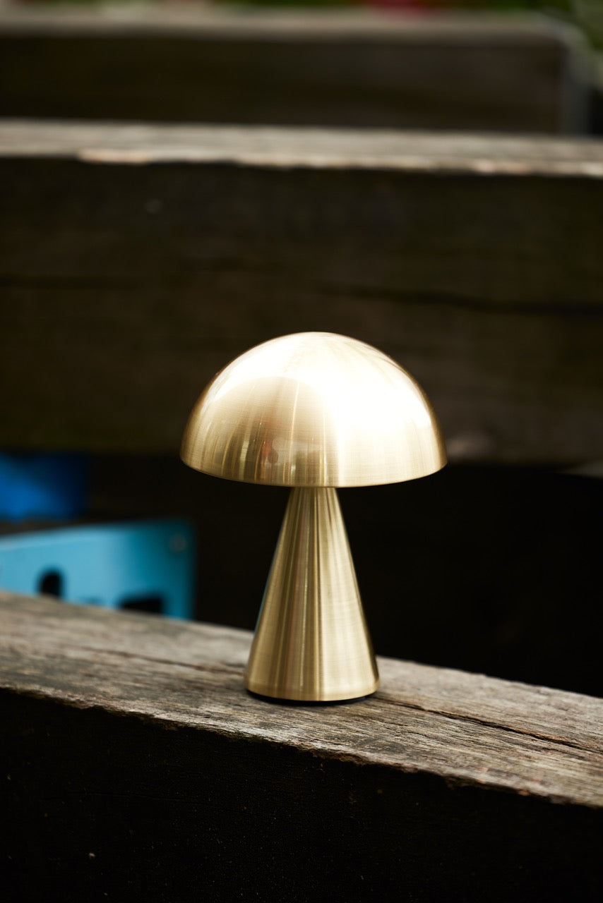 Mush Transportabel Lampe Messingfarve