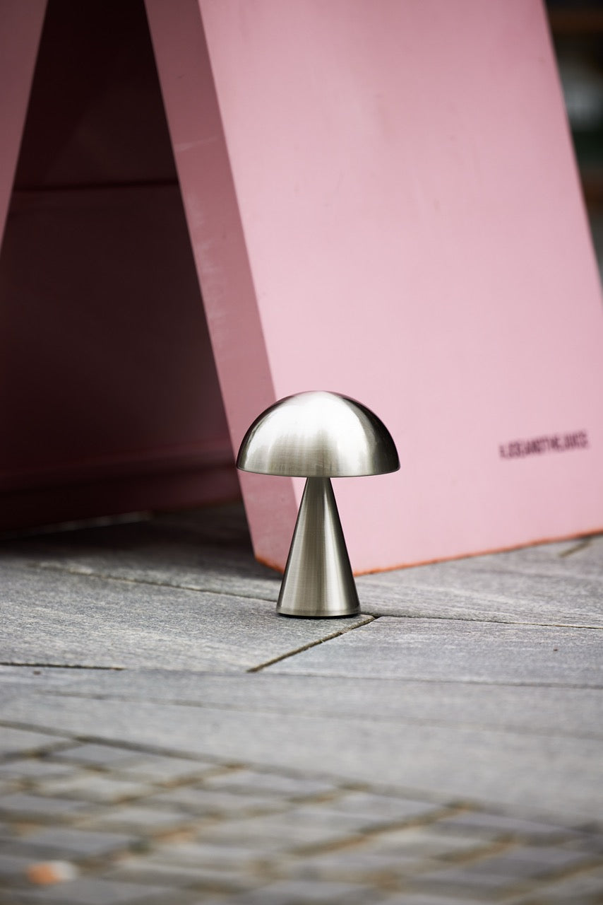 Mush Transportabel Lampe Nikkel