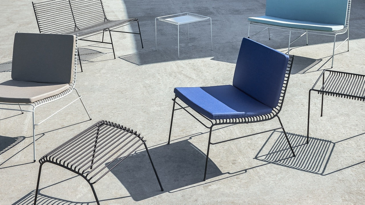 String Loungestol Lysegrå