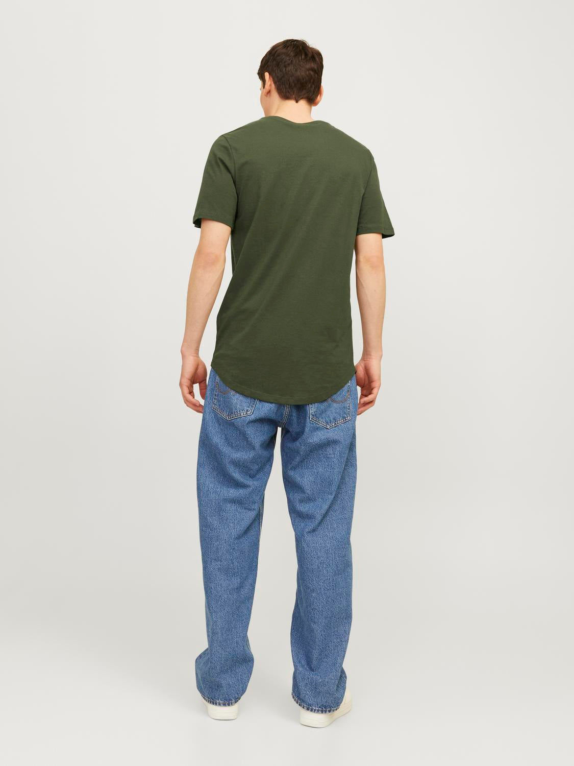 T-shirts - Jjenoa Tee Ss Crew Neck 5Pk Mp Noos - - Hr Ravn