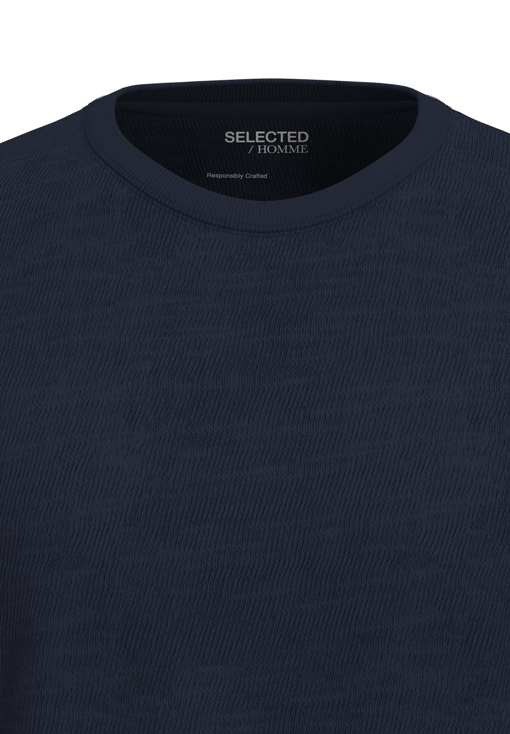 T-SHIRTS - Slhaspen Slub Ss O-Neck Tee Noos - - Hr Ravn
