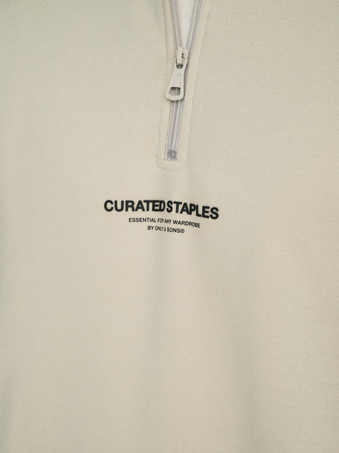 Onscurated Reg Half Zip Sweat Noos