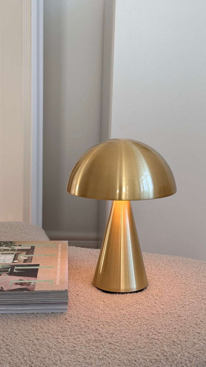Mush Transportabel Lampe Messingfarve