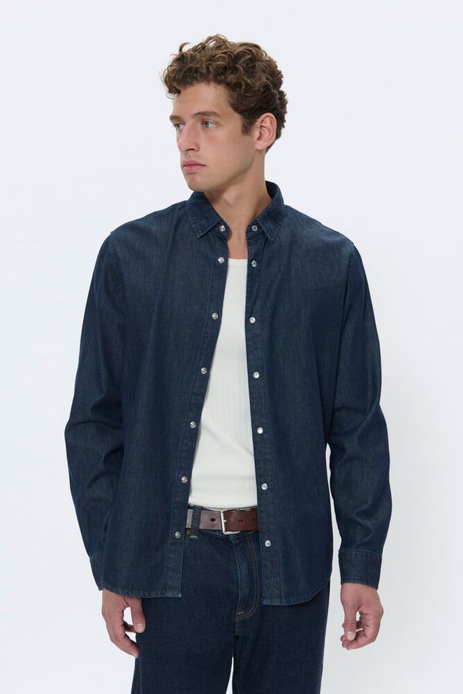 LANGE SKJORTER - MAchristaldo Denim Skjorte - - Hr Ravn