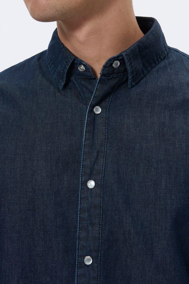 LANGE SKJORTER - MAchristaldo Denim Skjorte - - Hr Ravn