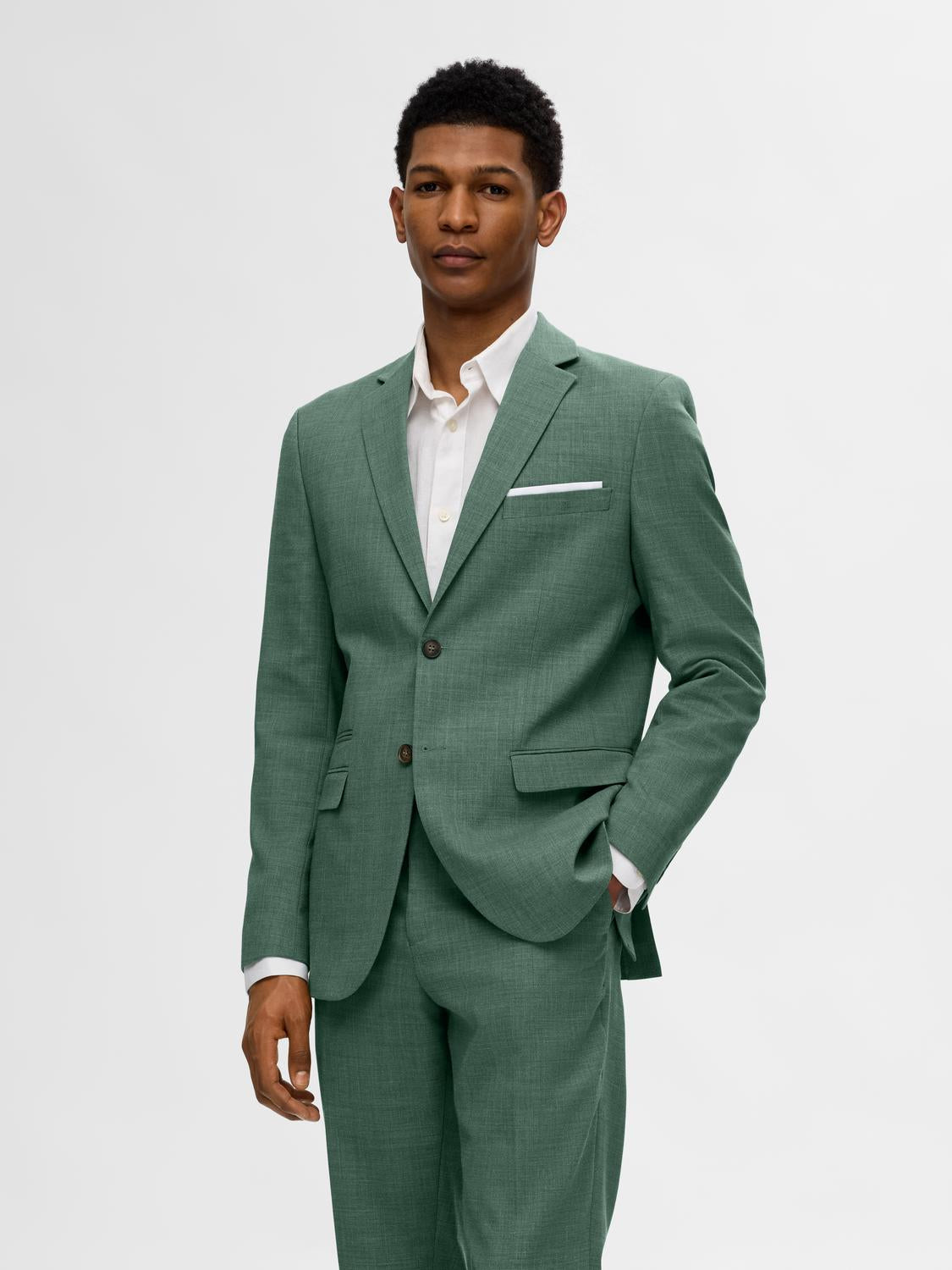 BLAZER - Slhslim-Oasis Linen Blz Noos - - Hr Ravn