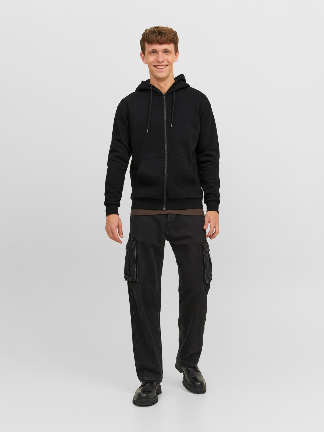 Cardigans - Jjebradley Sweat Zip Hood Noos - - Hr Ravn