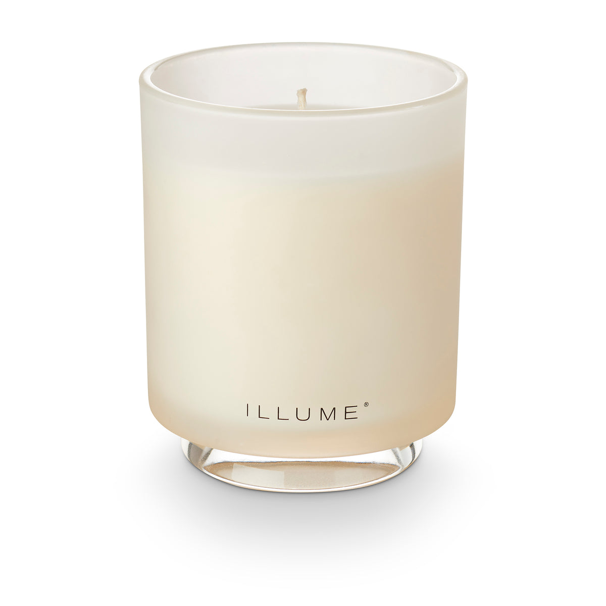 Driftwood Box Glass Candle, Hvid,