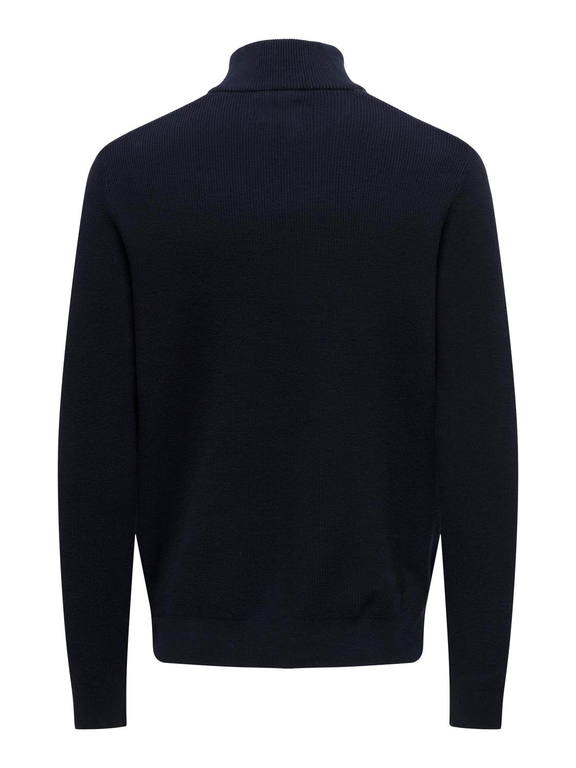 Onsphil Reg 12 Struc Half Zip Strikkegenser i flere størrelser