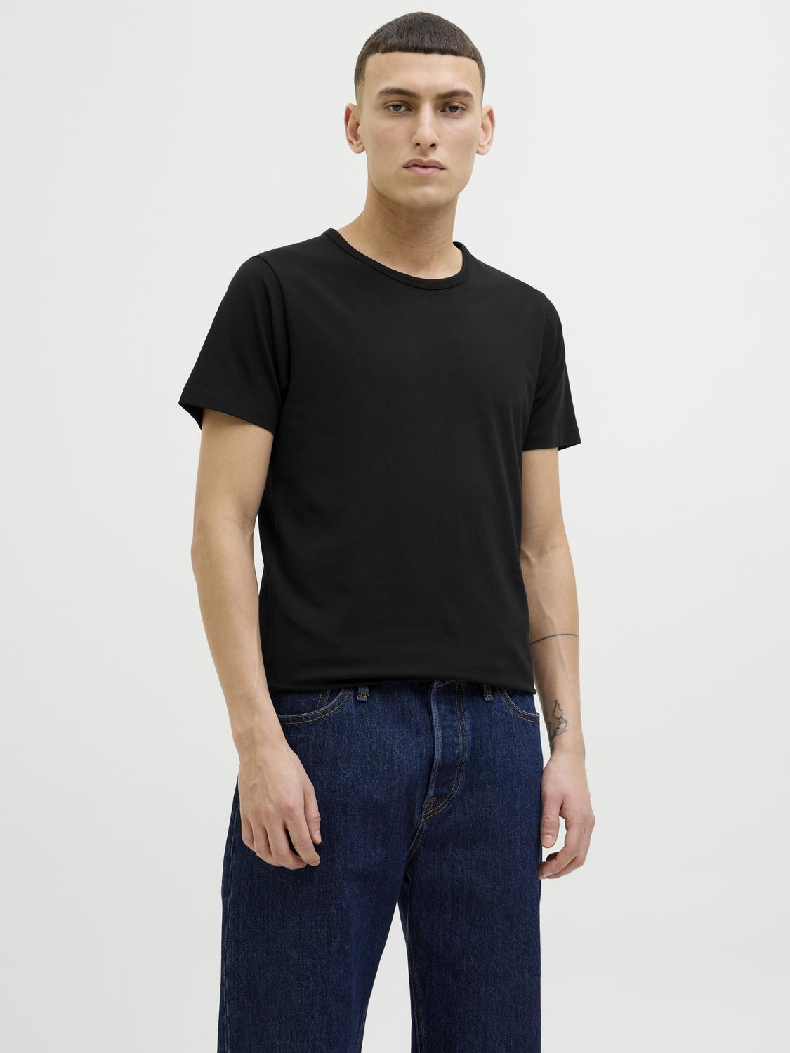 T-shirts - Jacbasic Crew Neck Tee Ss 2 Pack Noos - - Hr Ravn