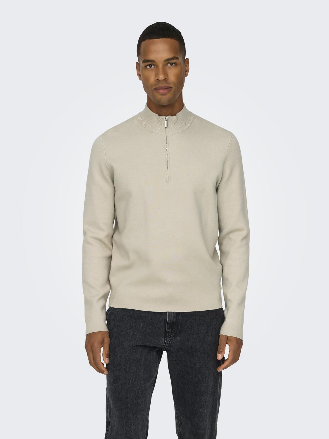 STRIK - Onscooper Half Zip High Neck Knit Noos - - Hr Ravn