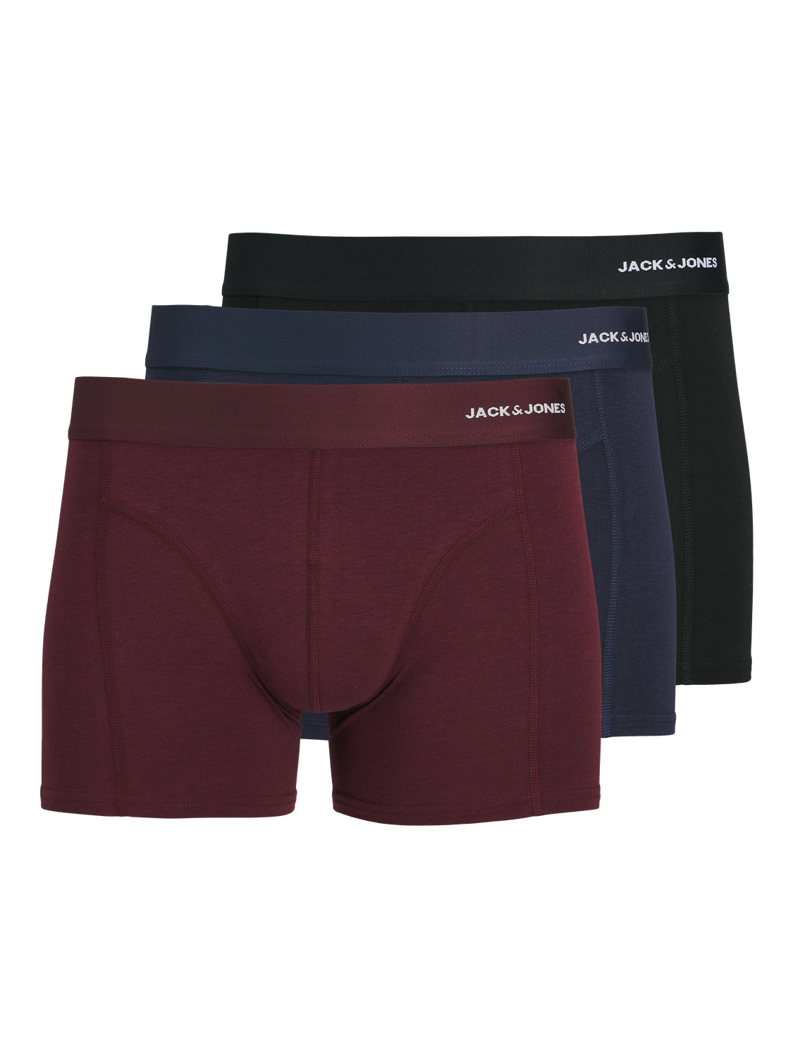 UNDERTØJ - JACBASIC BAMBOO TRUNKS 3-PACK - - Hr Ravn