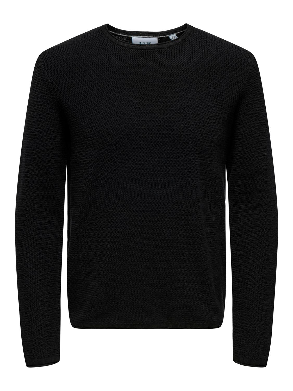 Onseric Reg 12 Struc Crew Knit Noos