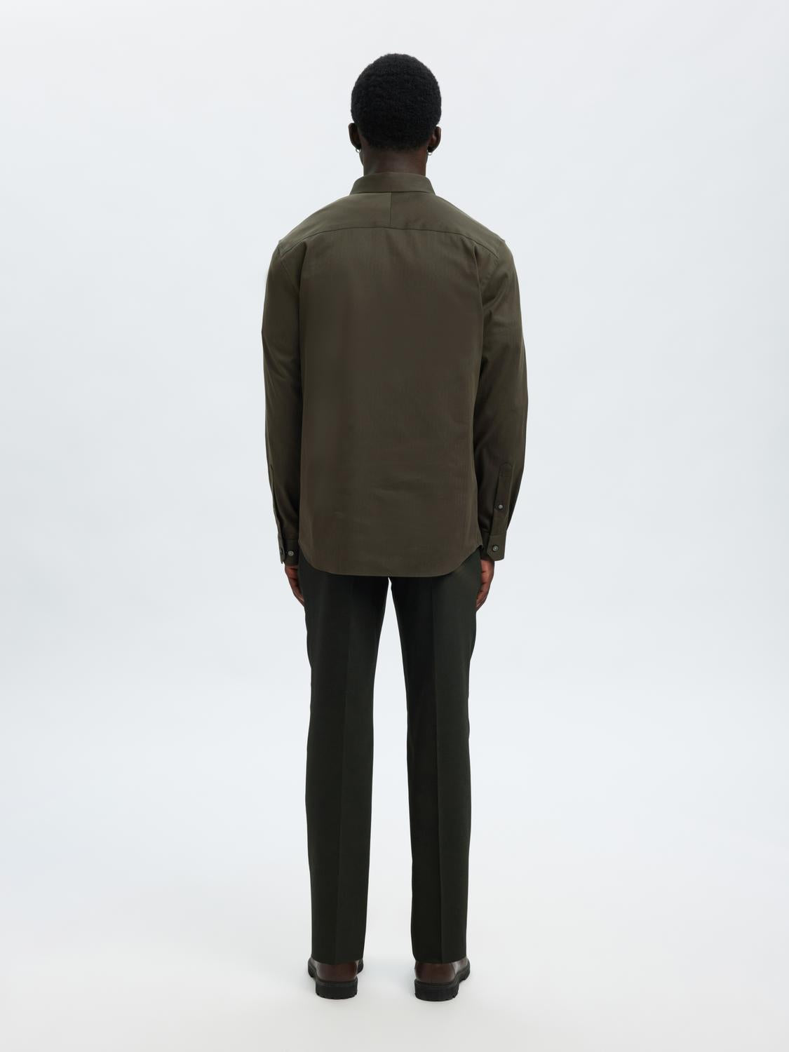 Shirts - Slhslim-Performance Shirt Ls Noos - - Hr Ravn