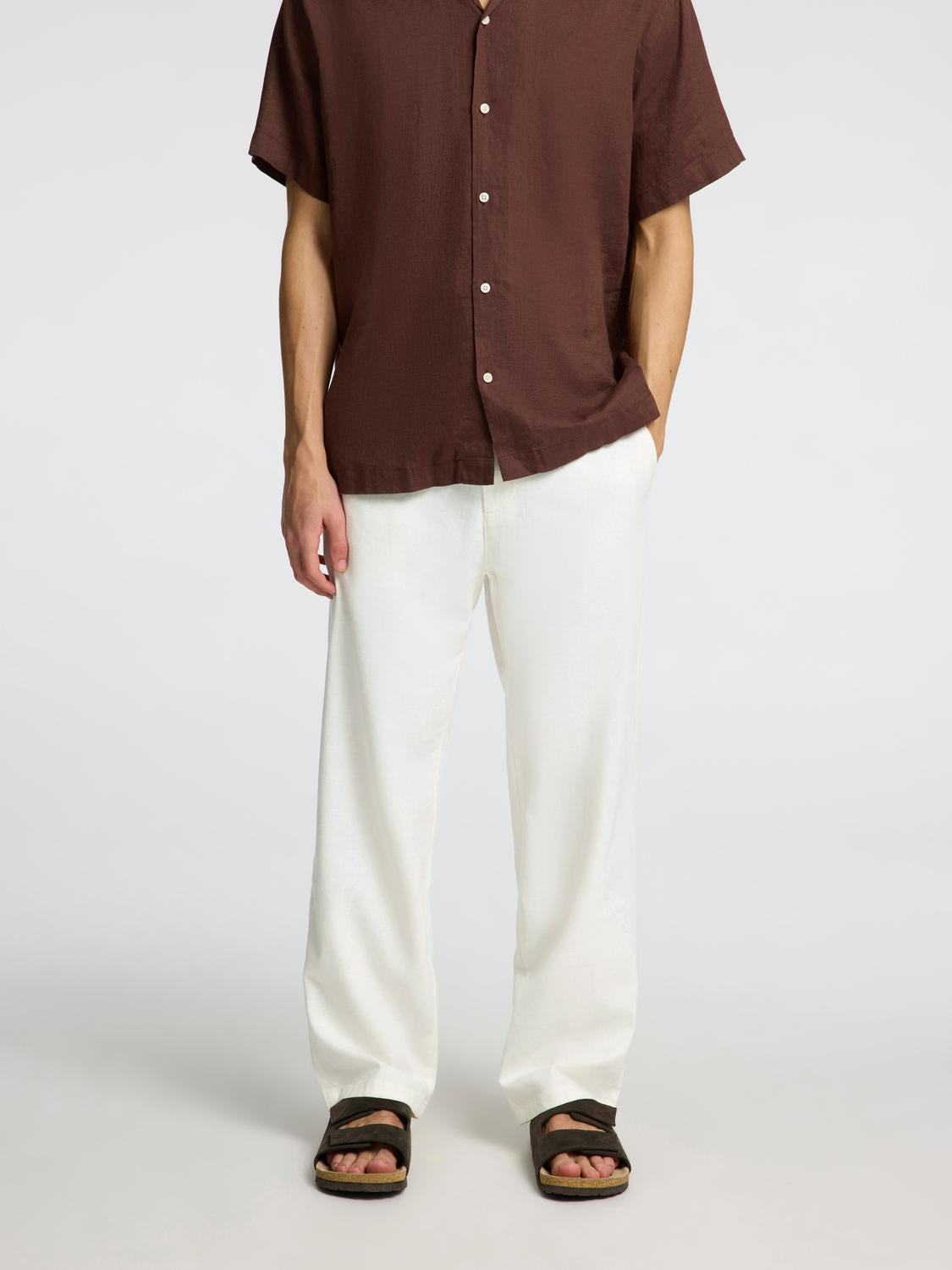 Slh220-Loose Brody Linen Bld Pant Noos