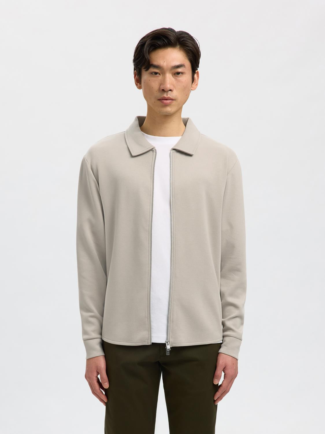 Slhemanuel Soft Full Zip Sweat Noos