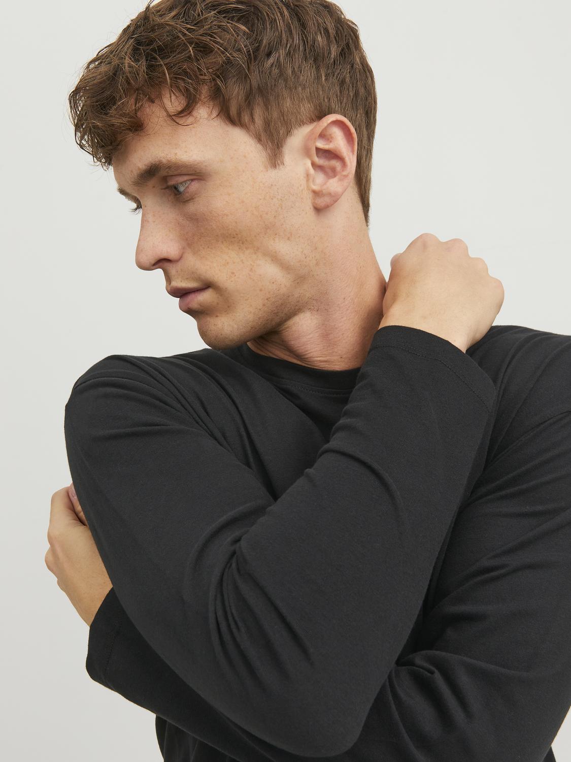 T-shirts - Jjenoa Tee O-Neck Ls Noos - - Hr Ravn