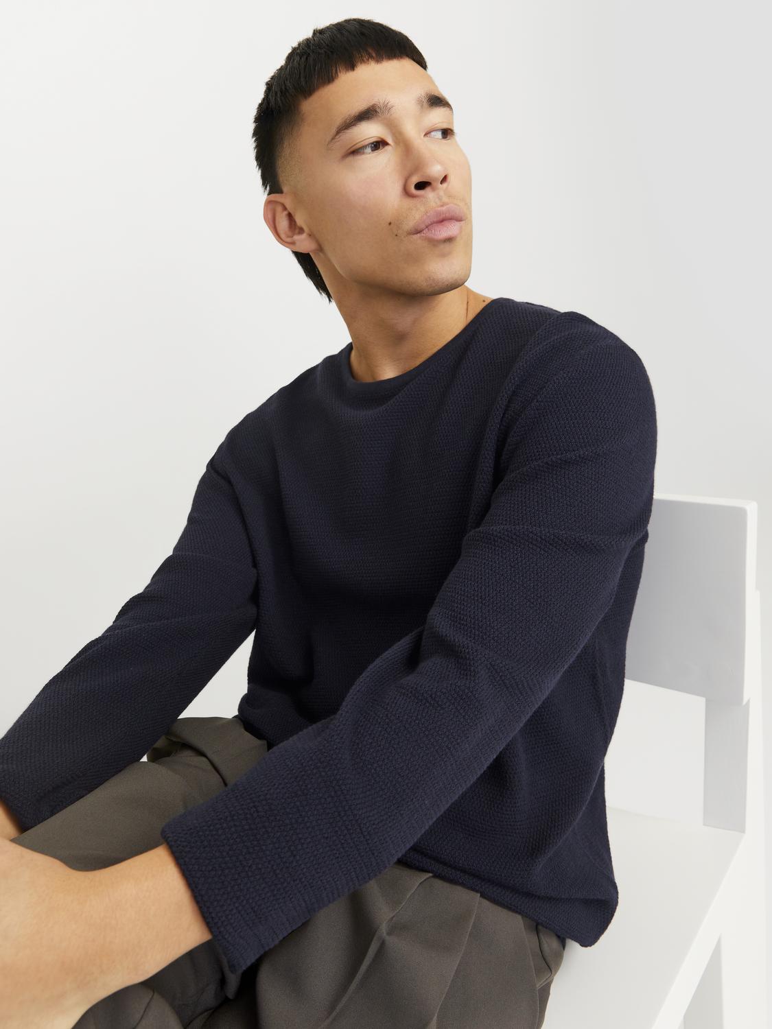 STRIK - Jjegeorge Knit Crew Neck Noos - - Hr Ravn