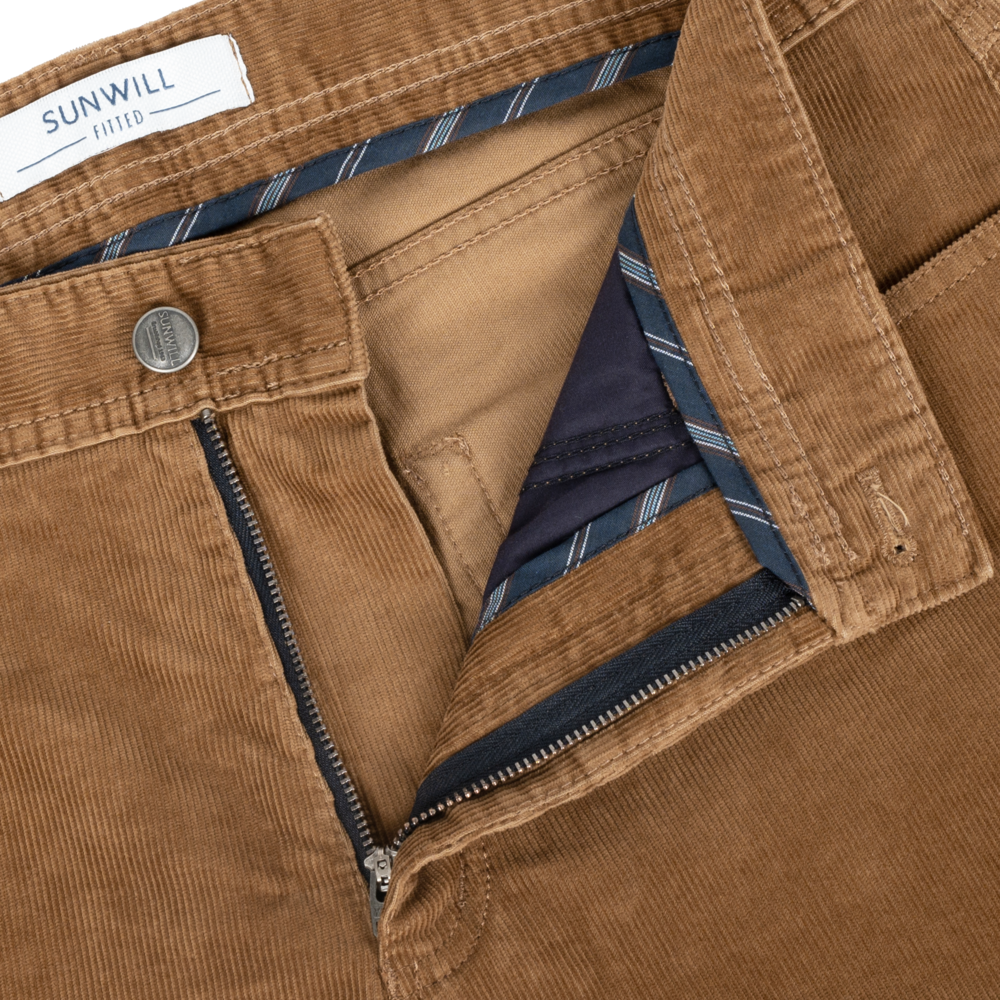 BUKSER - CORDUROY TROUSERS - FITTED FIT - - Hr Ravn