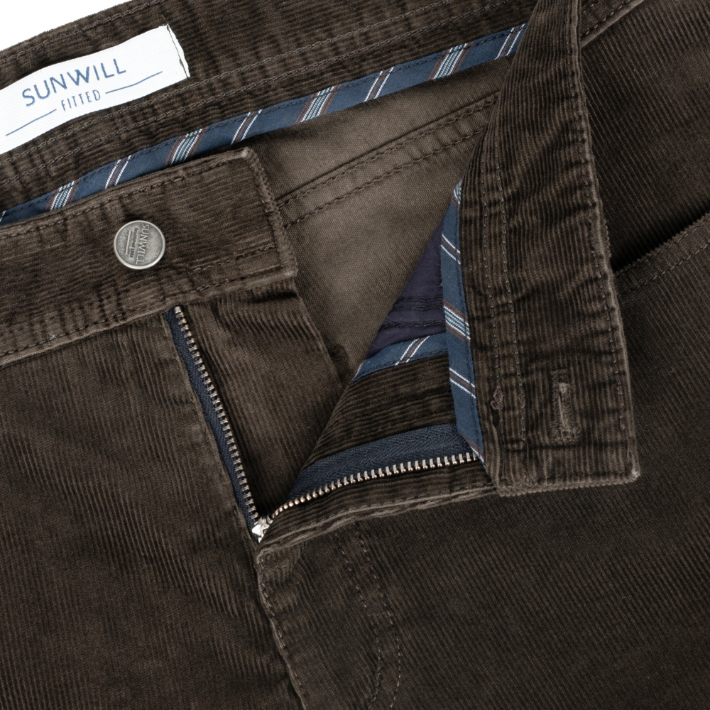 BUKSER - CORDUROY TROUSERS - FITTED FIT - - Hr Ravn