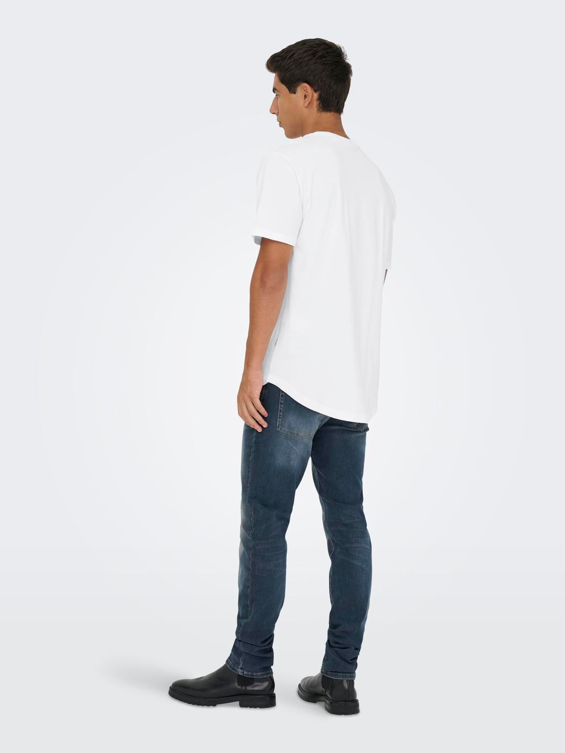 T-shirts - Onsmatt Longy Ss Tee 3-Pack - - Hr Ravn
