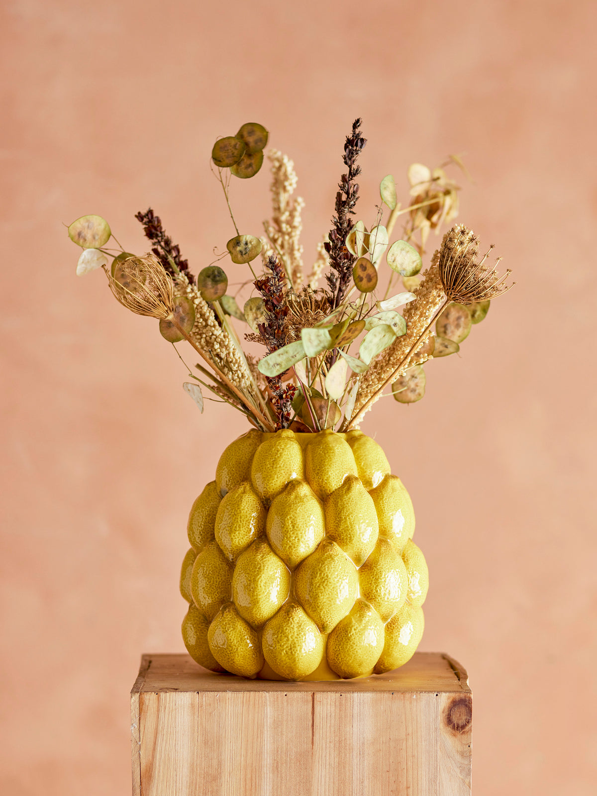 Limone Vase, Gul, Stentøj