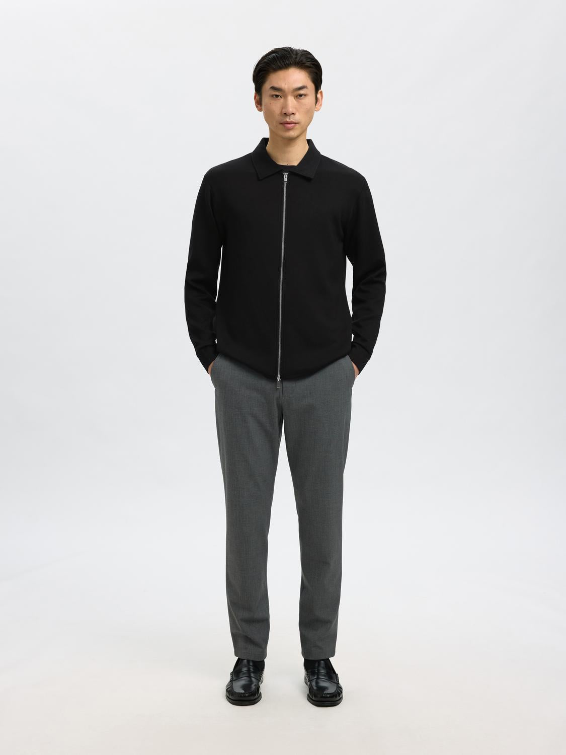 Slhemanuel Soft Full Zip Sweat Noos