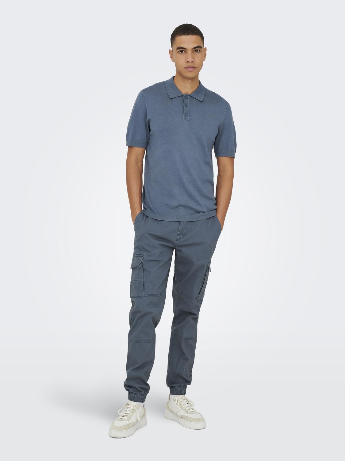 BUKSER - Onscarter Life Cargo Cuff 0013 Pant Noos - - Hr Ravn
