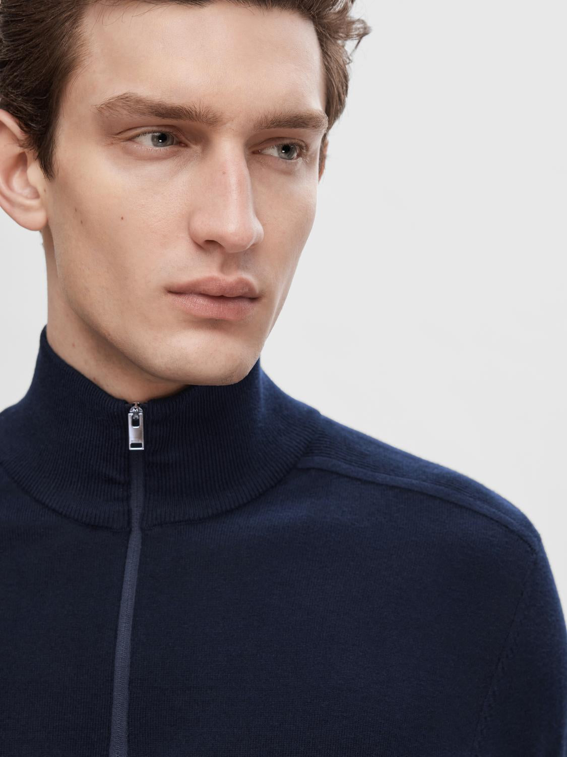 Slhberg Ls Half Zip Noos