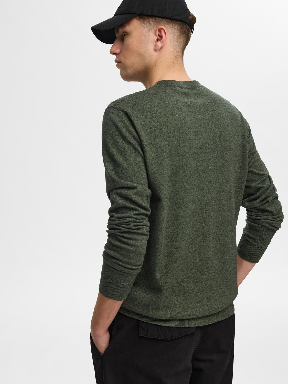 STRIK - Slhberg Crew Neck Noos - - Hr Ravn