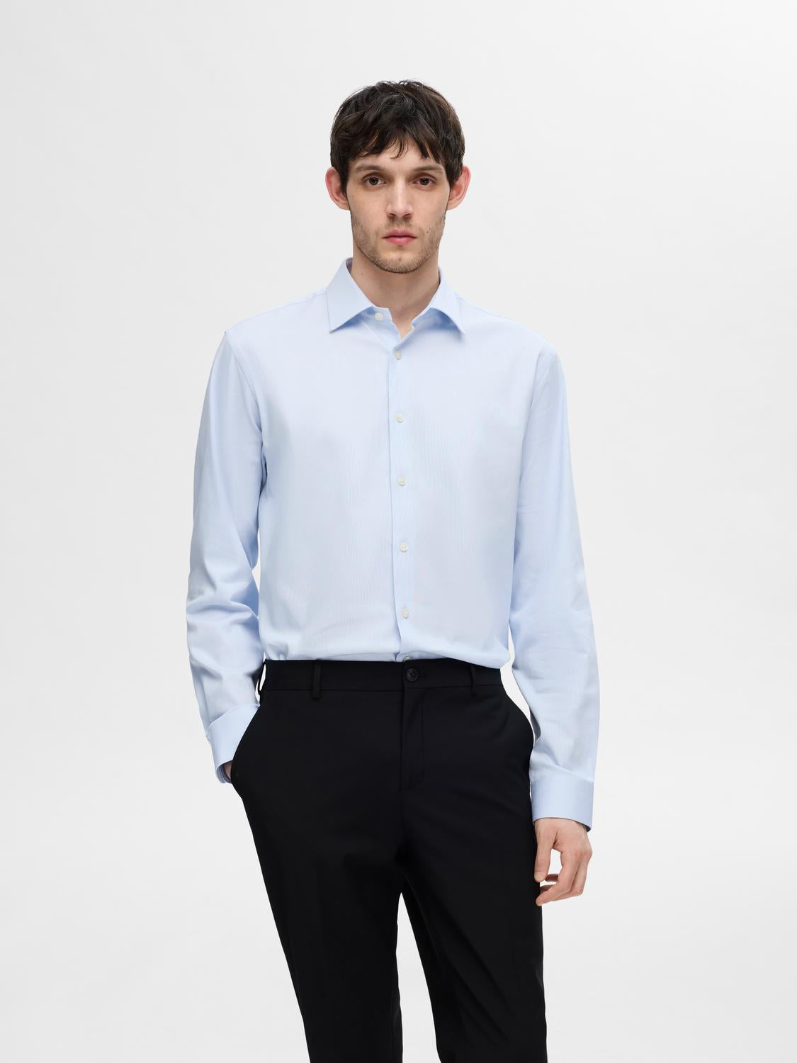 Shirts - Slhslim-Performance Shirt Ls Noos - - Hr Ravn