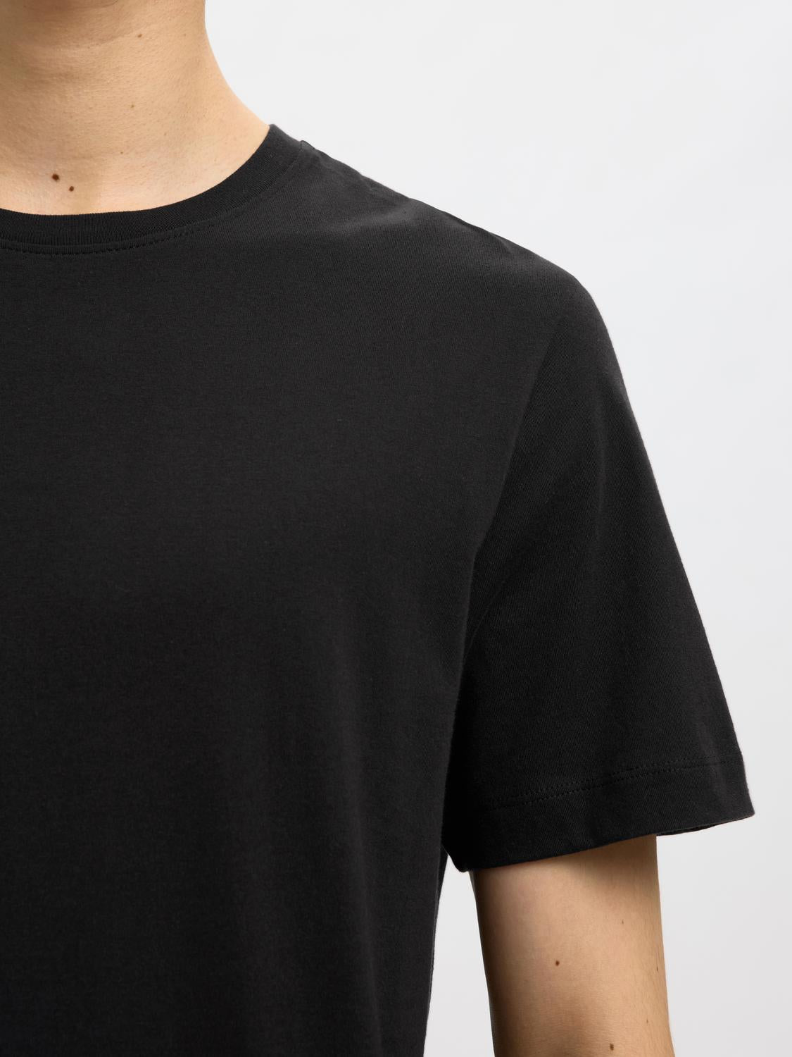 T-shirts - Slhcormac Ss O-Neck Tee 3-Pack Noos - - Hr Ravn