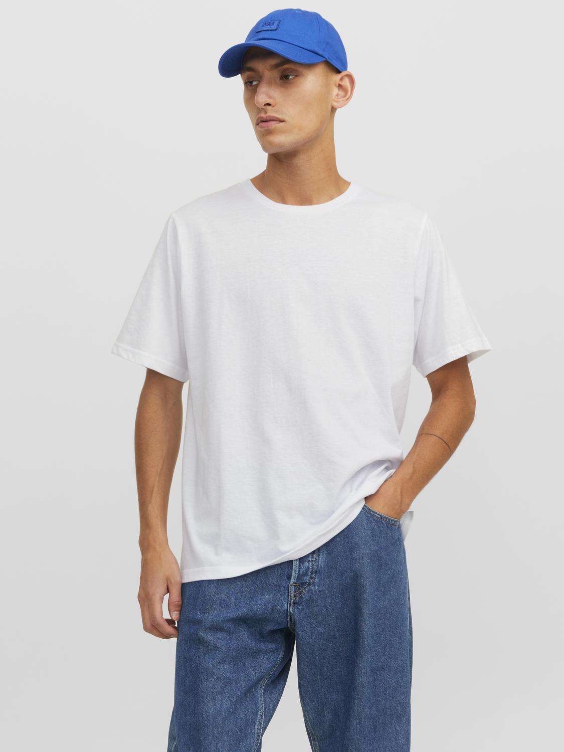 T-shirts - Jacunder Tee Crew Neck 3 Pack Noos - - Hr Ravn