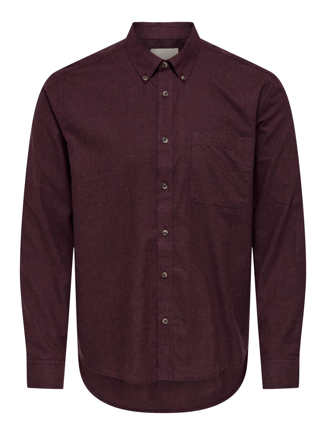 Shirts - Onsjupiter Reg Fit Ls Shirt - - Hr Ravn