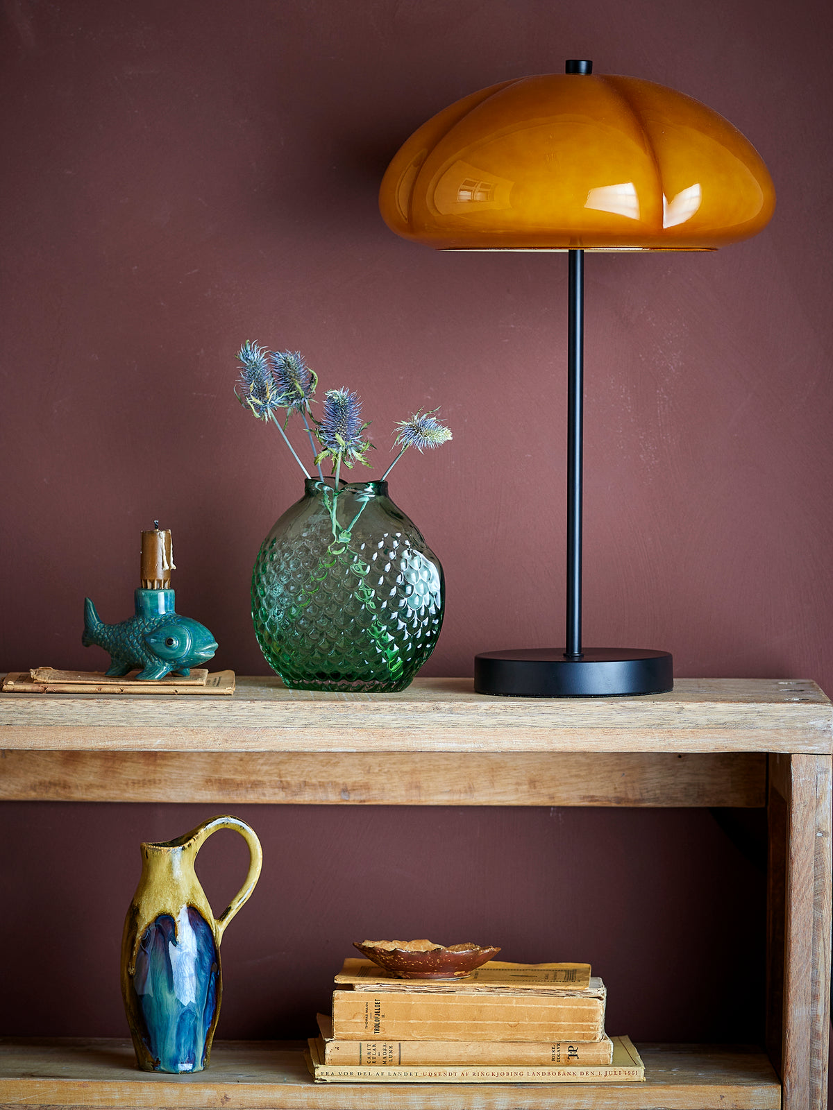 Kinoko Bordlampe, Gul, Metal