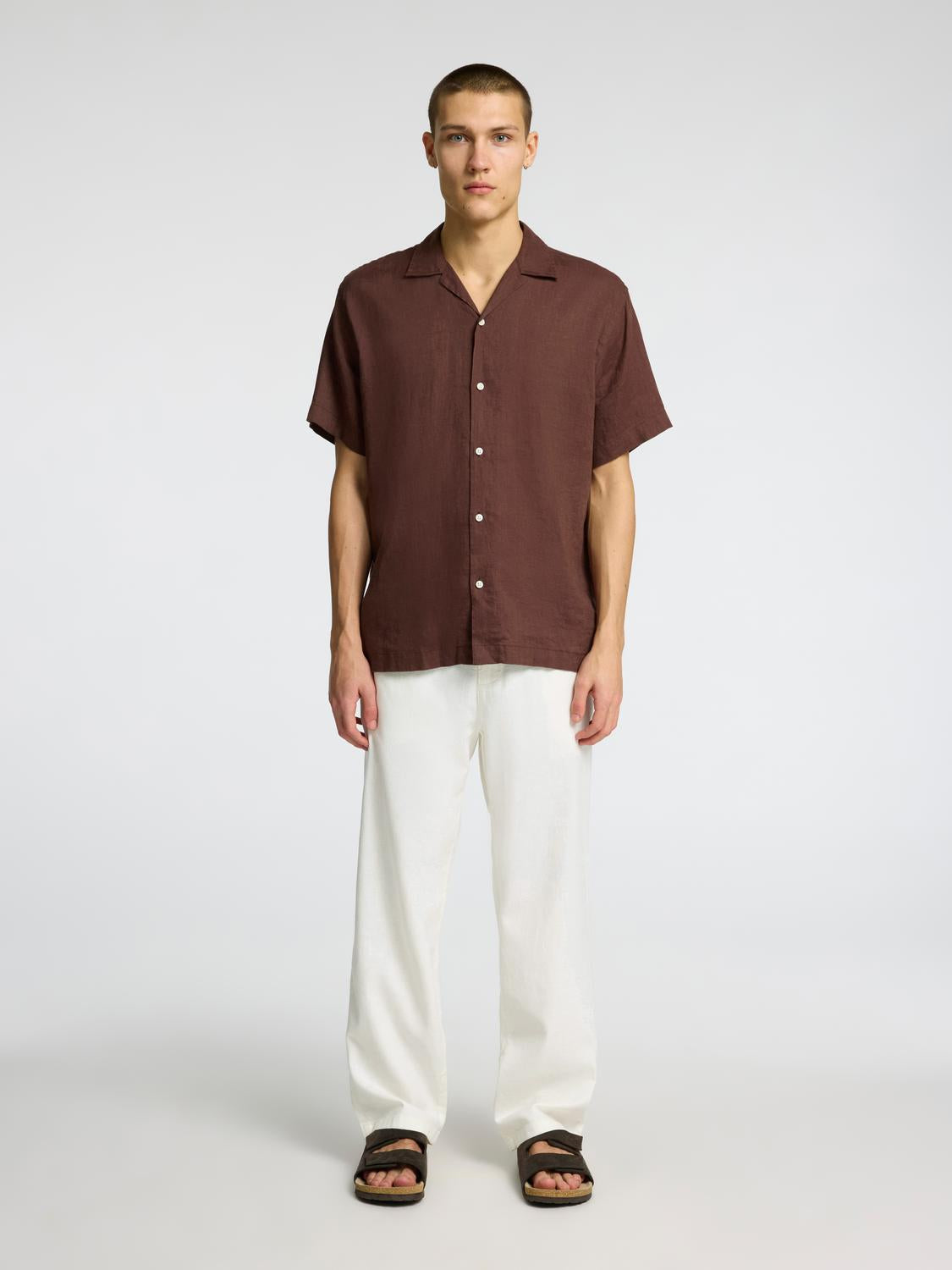 Slh220-Loose Brody Linen Bld Pant Noos