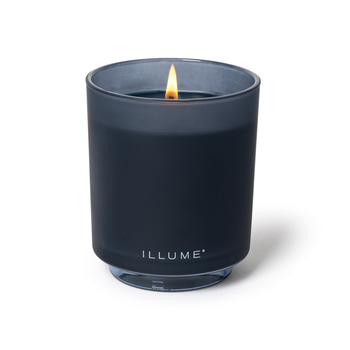 Hidden Lake Box Glass Candle, Blå,