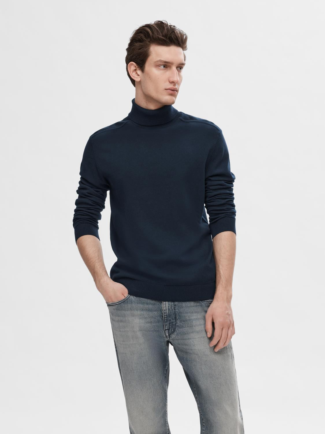 STRIK - Slhberg Roll Neck Noos - - Hr Ravn