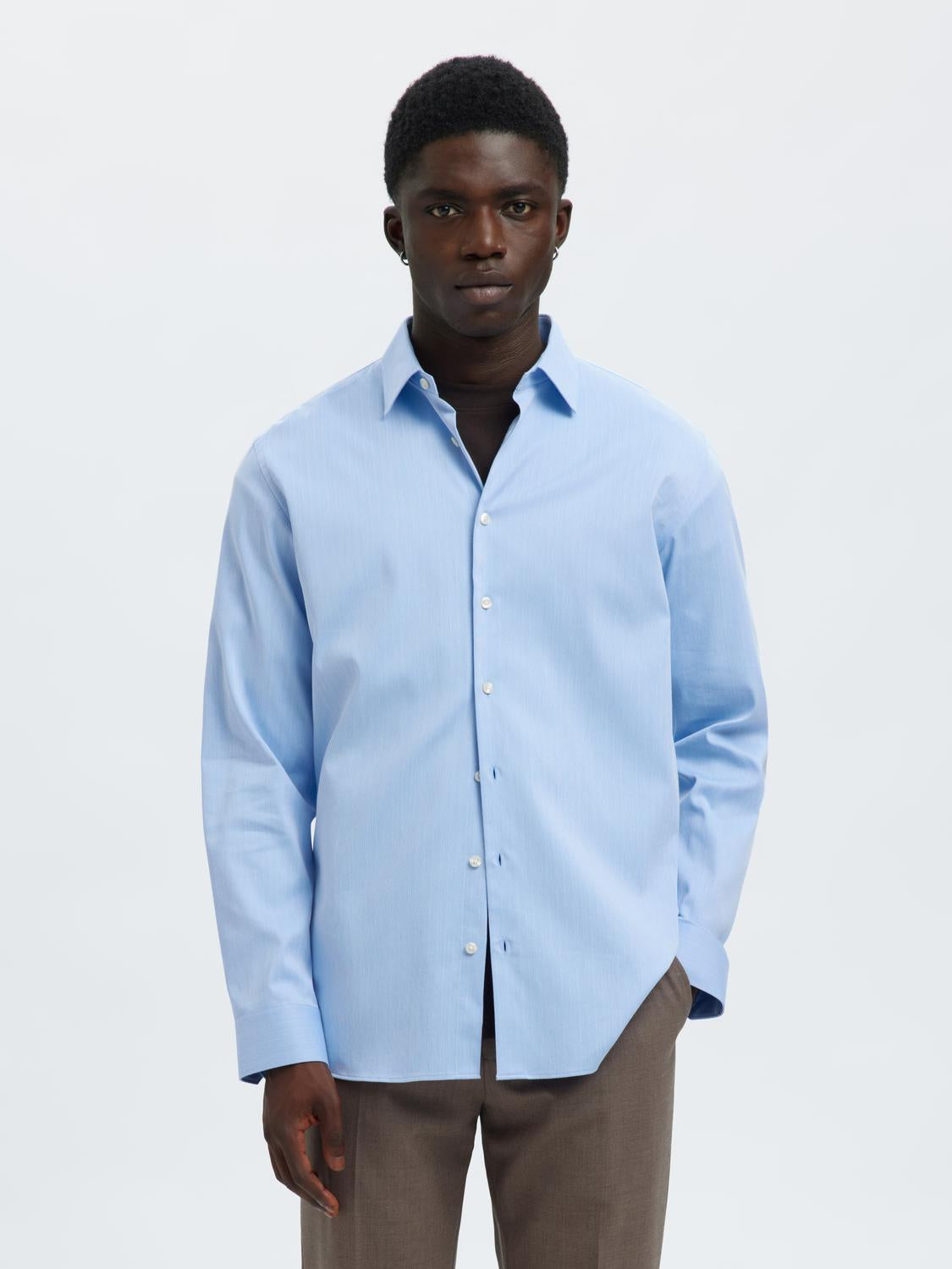 Shirts - Slhslim-Performance Shirt Ls Noos - - Hr Ravn