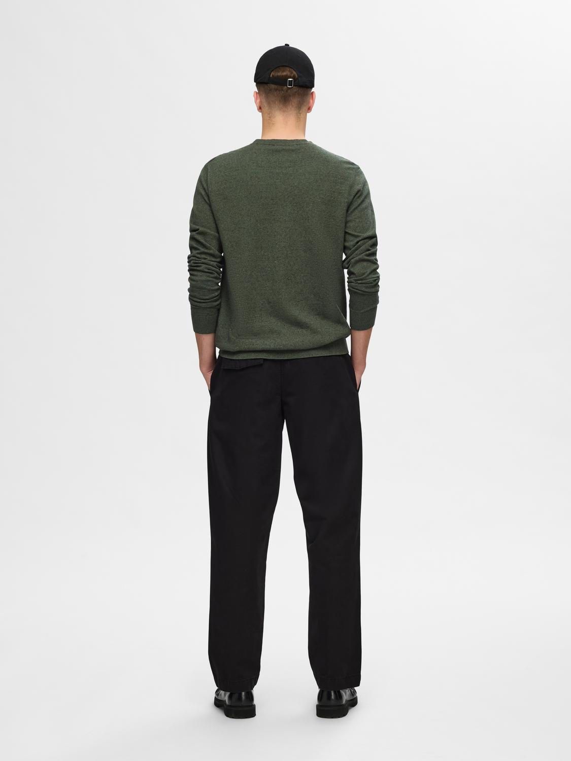 STRIK - Slhberg Crew Neck Noos - - Hr Ravn